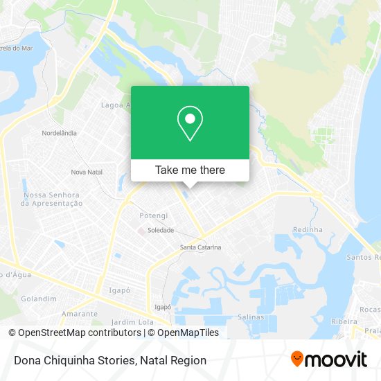 Dona Chiquinha Stories map