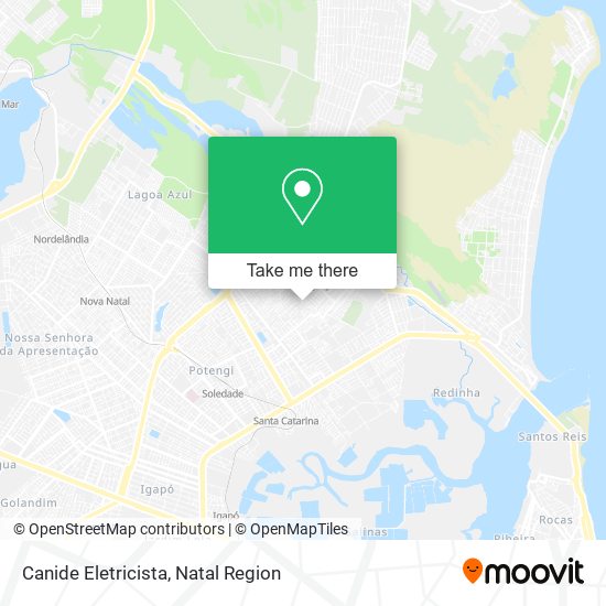 Mapa Canide Eletricista