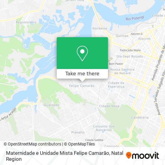 Maternidade e Unidade Mista Felipe Camarão map