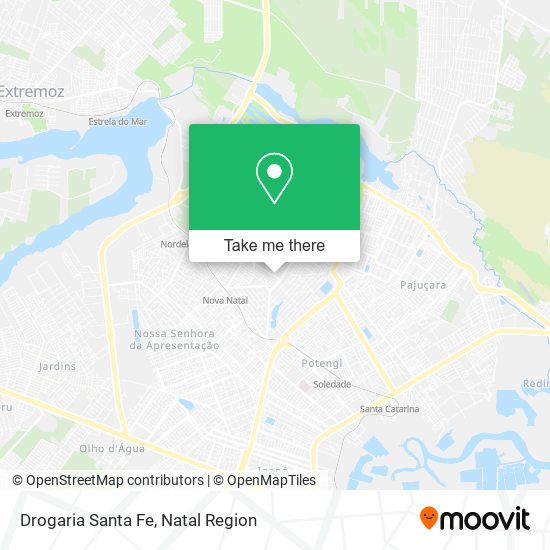 Mapa Drogaria Santa Fe