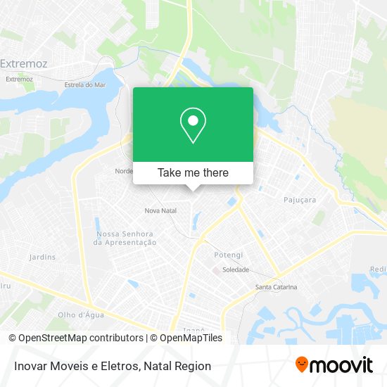 Inovar Moveis e Eletros map