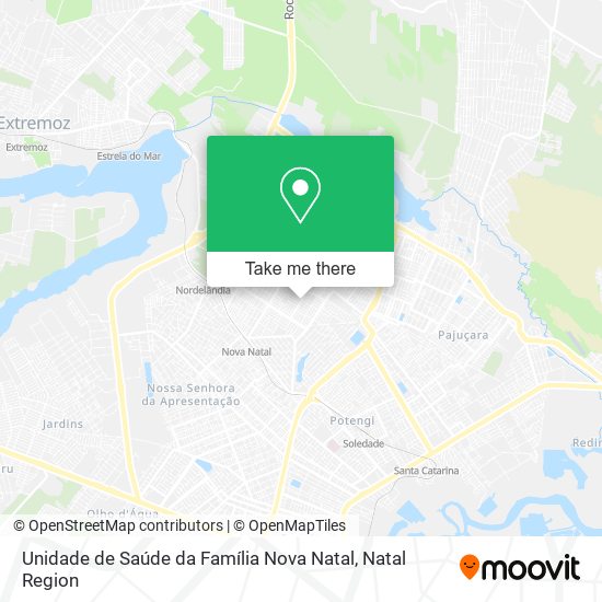 Unidade de Saúde da Família Nova Natal map