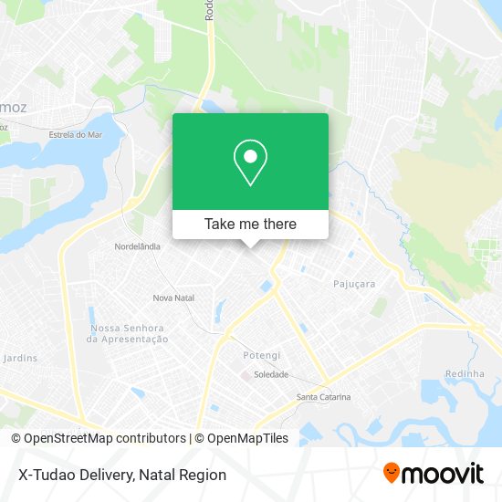 Mapa X-Tudao Delivery