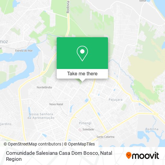 Comunidade Salesiana Casa Dom Bosco map