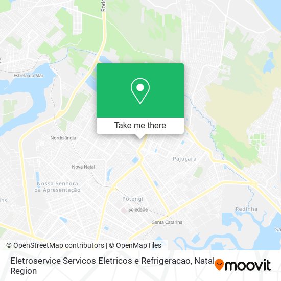 Mapa Eletroservice Servicos Eletricos e Refrigeracao
