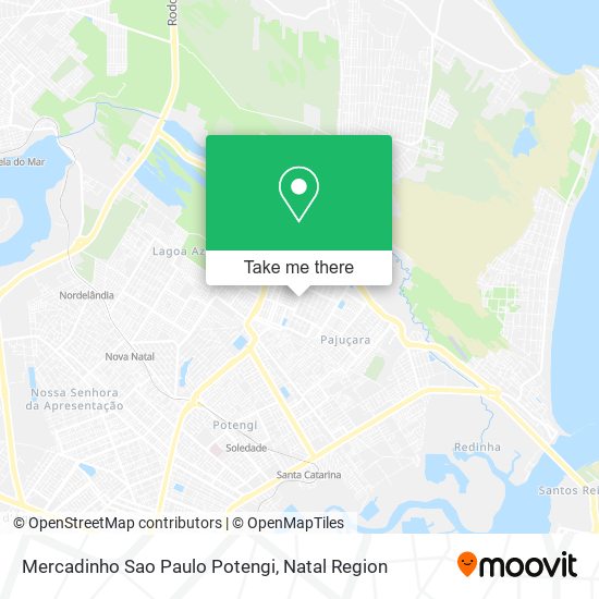 Mapa Mercadinho Sao Paulo Potengi