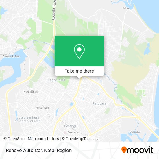 Renovo Auto Car map