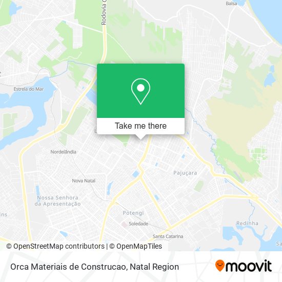 Orca Materiais de Construcao map