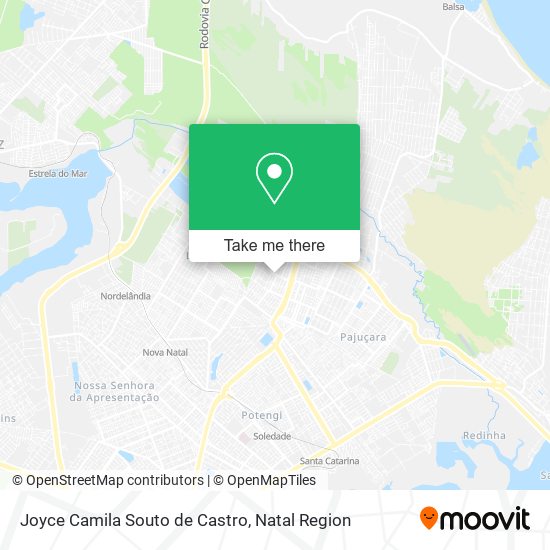 Mapa Joyce Camila Souto de Castro