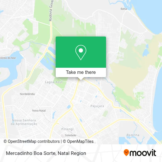 Mercadinho Boa Sorte map