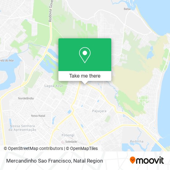 Mercandinho Sao Francisco map