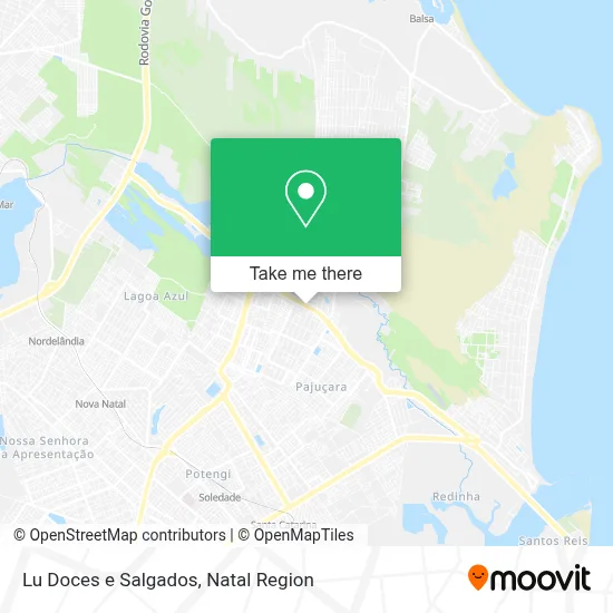 Lu Doces e Salgados map