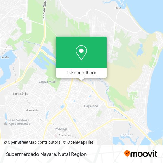 Supermercado Nayara map
