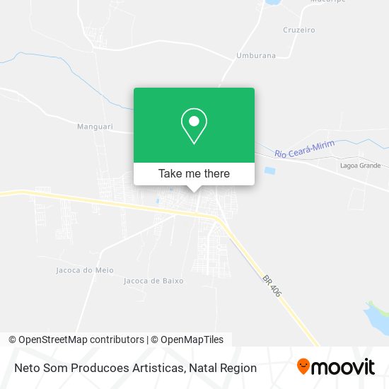 Mapa Neto Som Producoes Artisticas