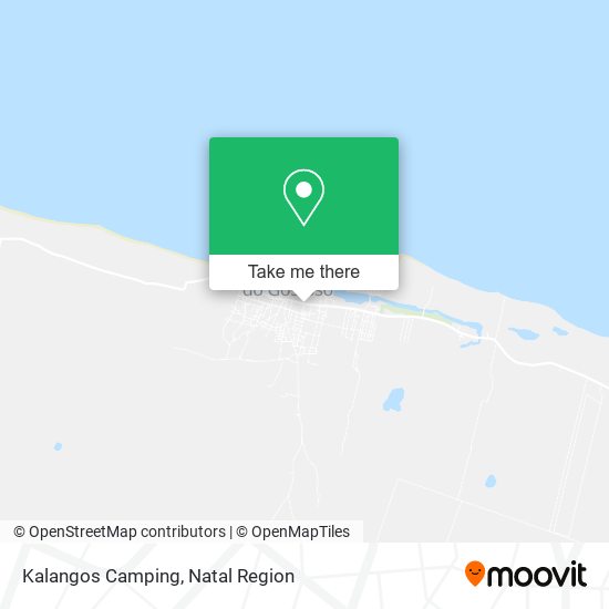 Kalangos Camping map