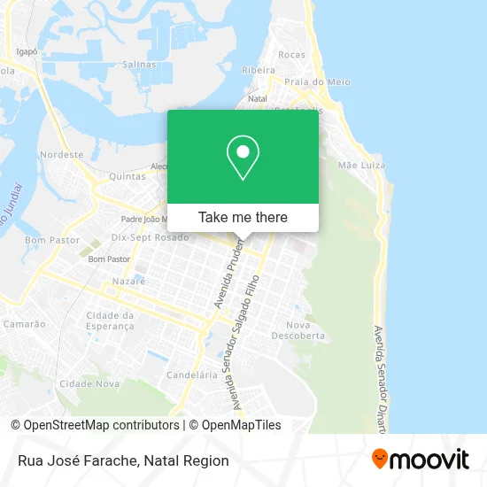 Rua José Farache map