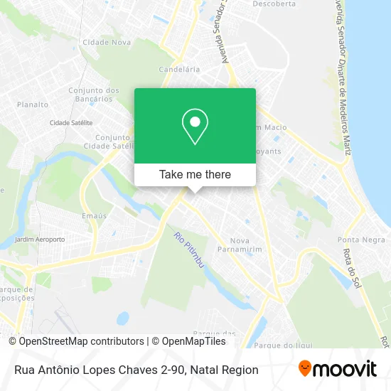 Rua Antônio Lopes Chaves 2-90 map