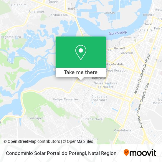 Mapa Condomínio Solar Portal do Potengi