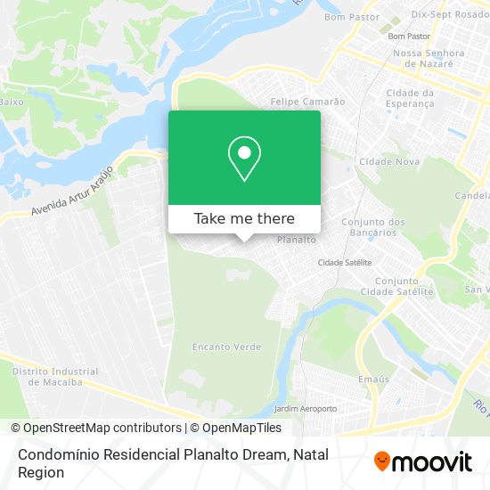 Mapa Condomínio Residencial Planalto Dream
