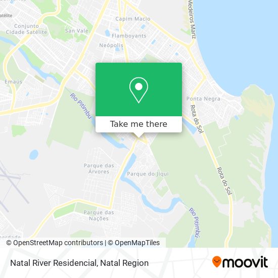 Natal River Residencial map