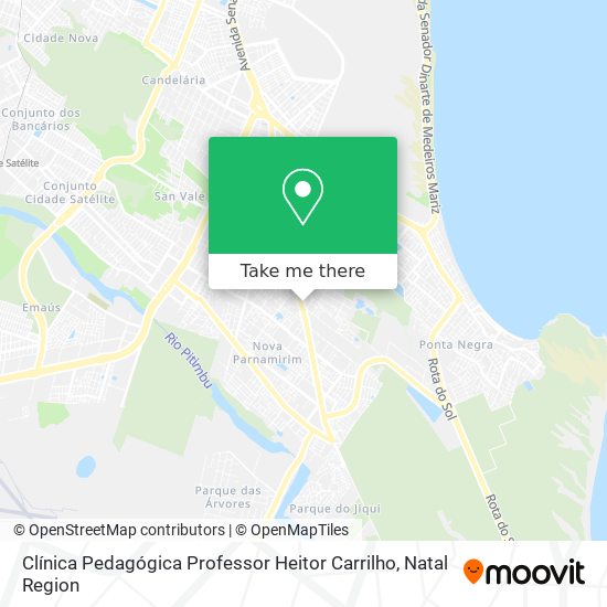 Clínica Pedagógica Professor Heitor Carrilho map
