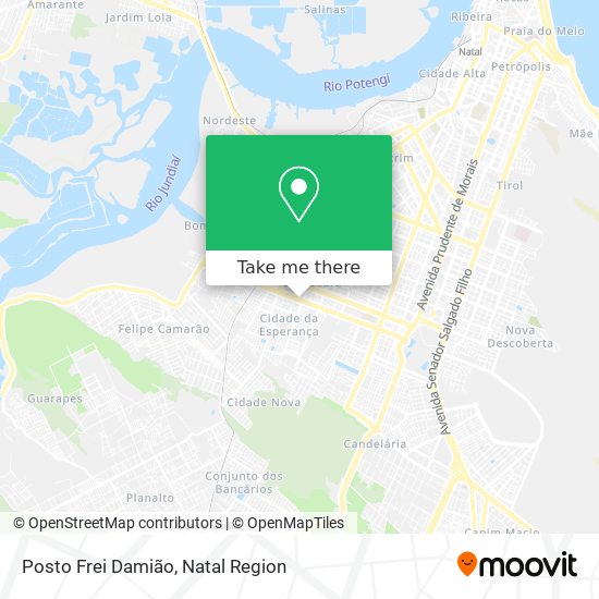 Mapa Posto Frei Damião