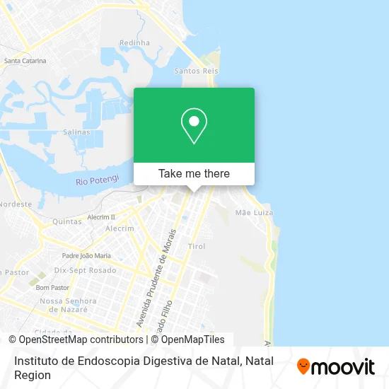 Instituto de Endoscopia Digestiva de Natal map