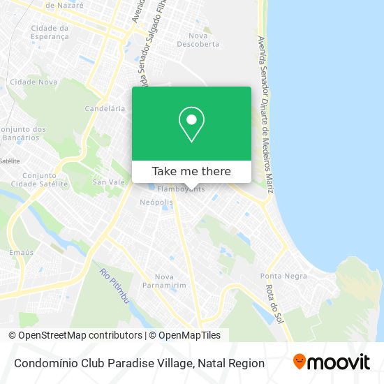 Mapa Condomínio Club Paradise Village