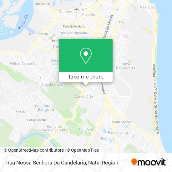 Mapa Rua Nossa Senhora Da Candelária