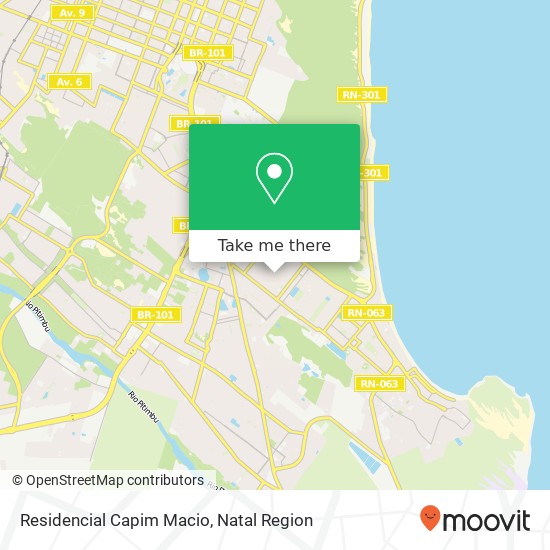 Residencial Capim Macio map