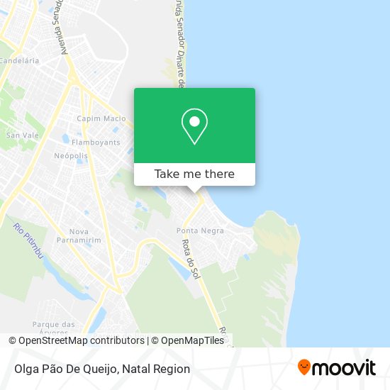 Olga Pão De Queijo map