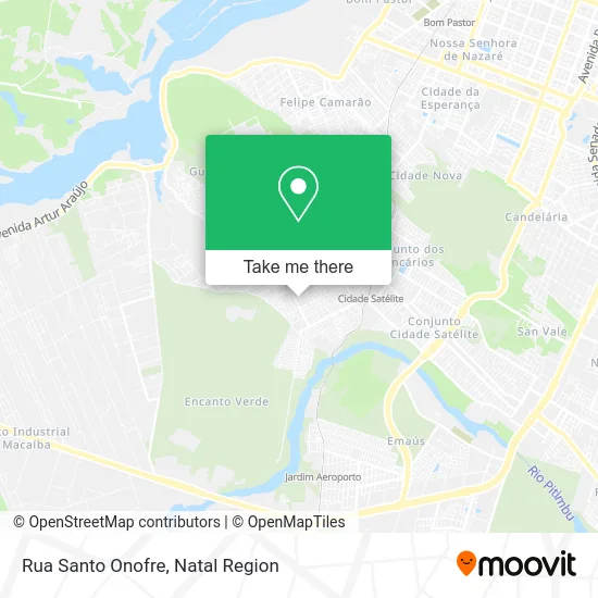 Rua Santo Onofre map