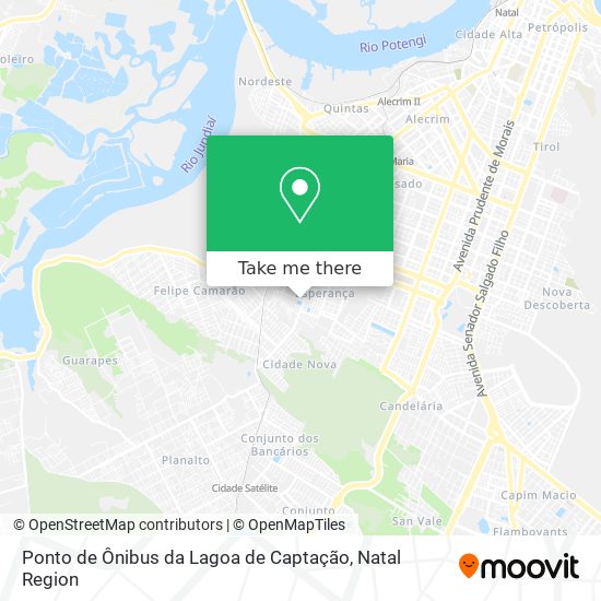 Ponto de Ônibus da Lagoa de Captação map