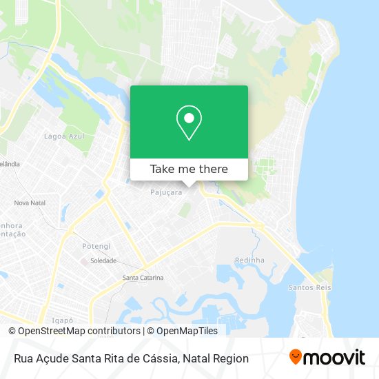 Mapa Rua Açude Santa Rita de Cássia