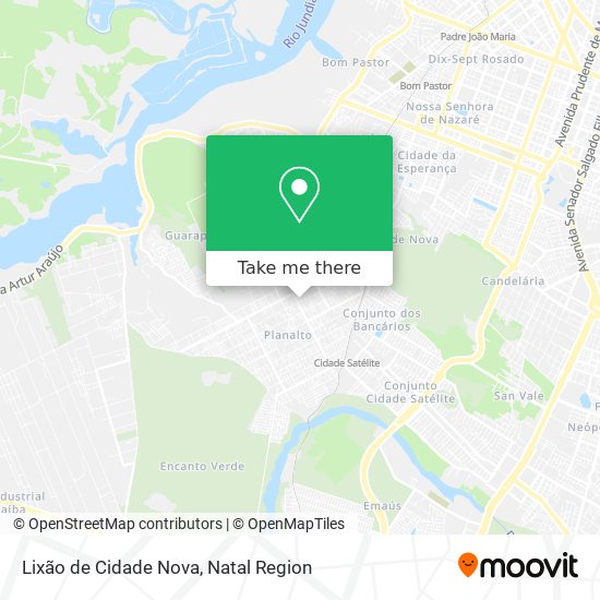 Mapa Lixão de Cidade Nova