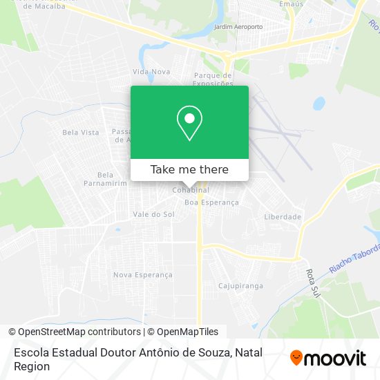 Escola Estadual Doutor Antônio de Souza map