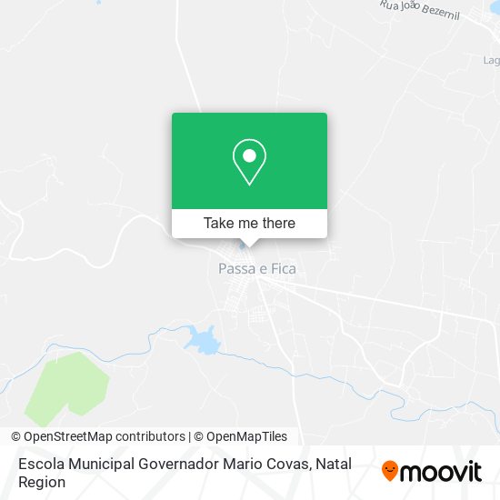 Mapa Escola Municipal Governador Mario Covas