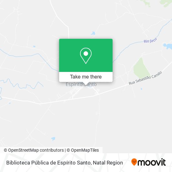 Mapa Biblioteca Pública de Espírito Santo