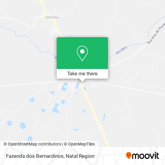 Fazenda dos Bernardinos map