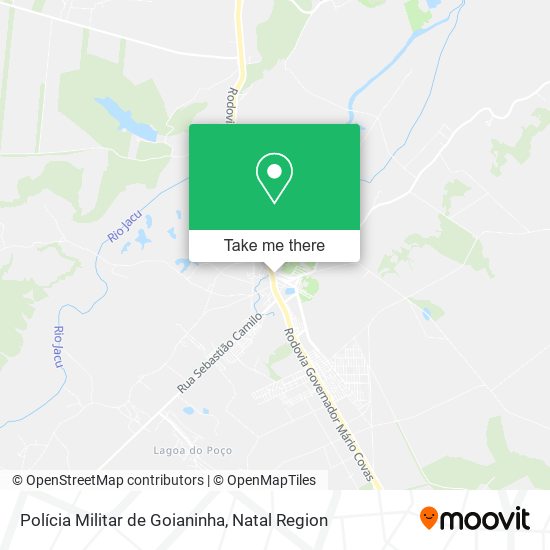 Polícia Militar de Goianinha map