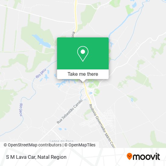 S M Lava Car map