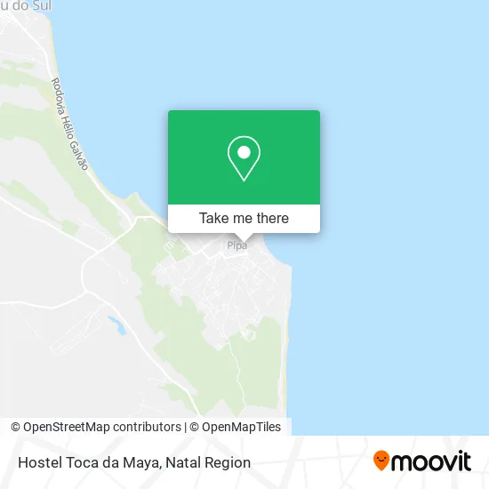Hostel Toca da Maya map