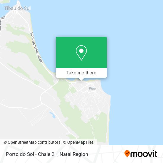 Mapa Porto do Sol - Chale 21