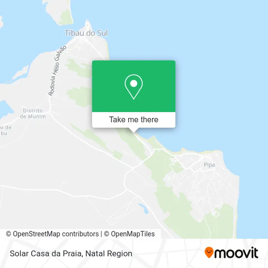 Solar Casa da Praia map
