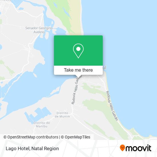 Lago Hotel map