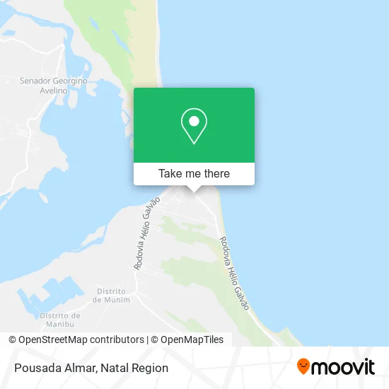 Pousada Almar map