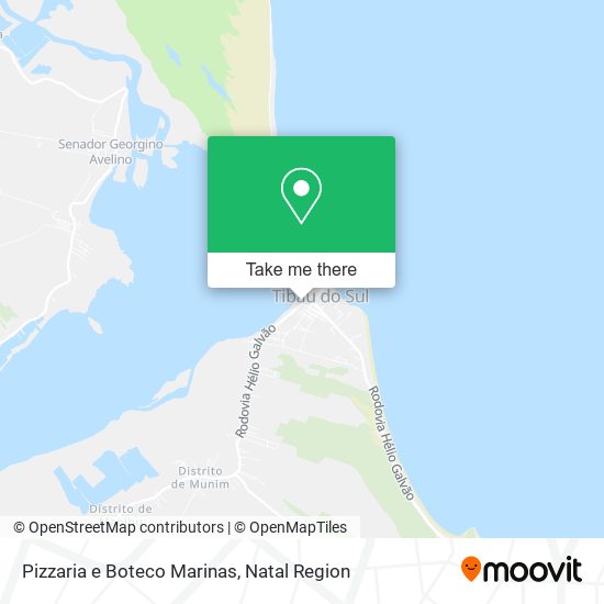 Pizzaria e Boteco Marinas map