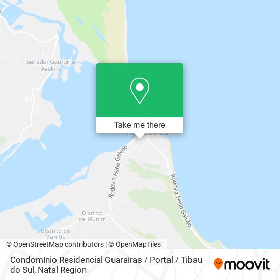 Condomínio Residencial Guaraíras / Portal / Tibau do Sul map