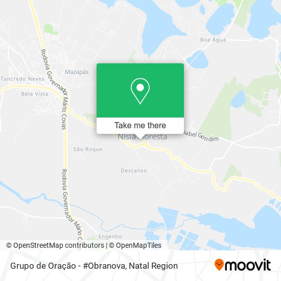 Grupo de Oração - #Obranova map