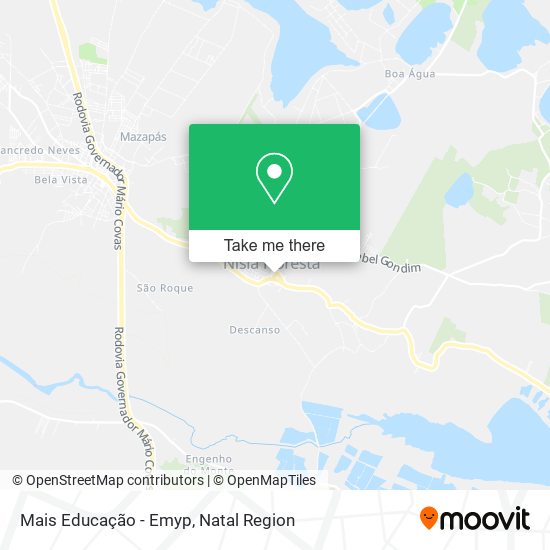 Mais Educação - Emyp map